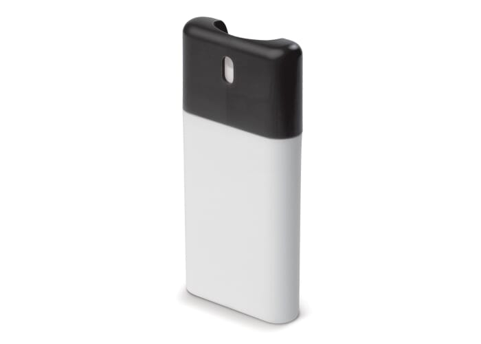 Spray nettoyant publicitaire pour les mains Blanc / Noir